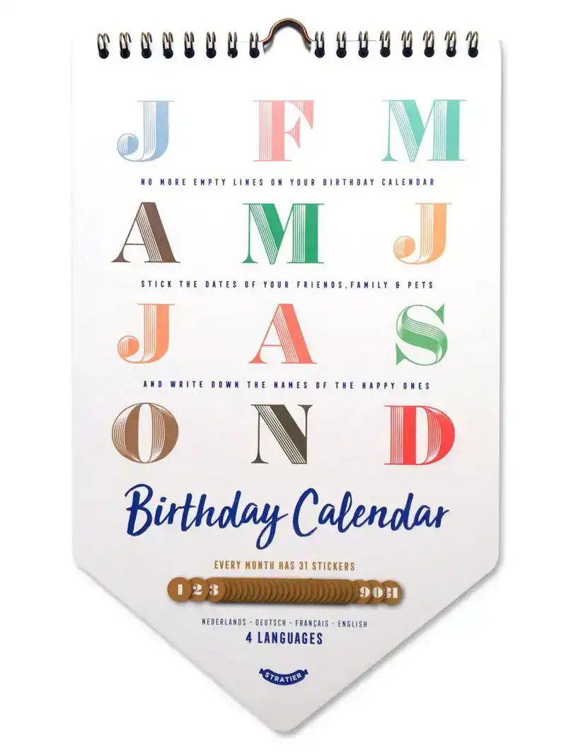 BIRTHDAY CALENDAR