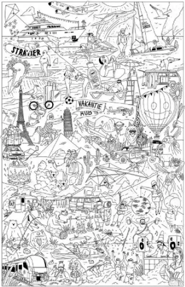 XL-KLEURPOSTER-VAKANTIE