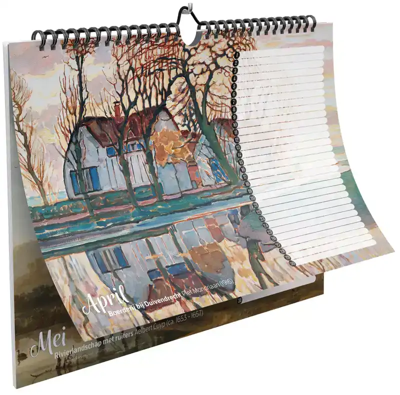 VERJAARDAGSKALENDER DE MOOISTE SCHILDERIJEN VAN HOLLANDSE ME