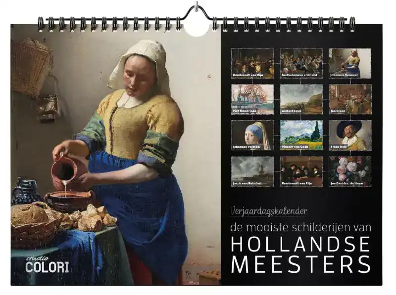 VERJAARDAGSKALENDER DE MOOISTE SCHILDERIJEN VAN HOLLANDSE ME