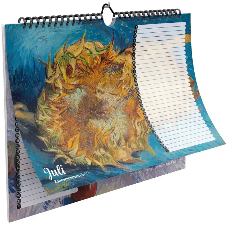 VERJAARDAGSKALENDER DE MOOISTE SCHILDERIJEN VAN VAN GOGH