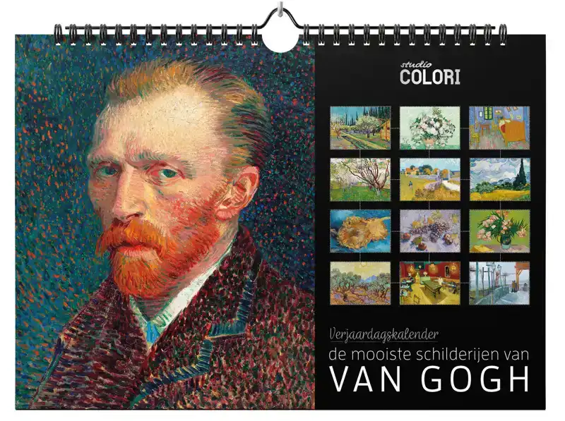 VERJAARDAGSKALENDER DE MOOISTE SCHILDERIJEN VAN VAN GOGH
