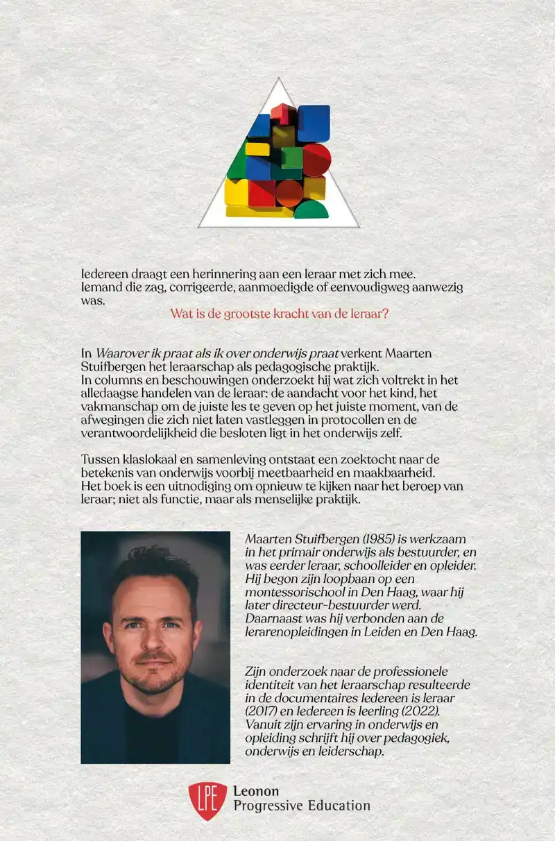 WAAROVER IK PRAAT ALS IK OVER ONDERWIJS PRAAT