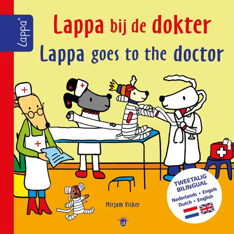 LAPPA BIJ DE DOKTER-LAPPA GOES TO THE DOCTOR (NL-ENGELS)