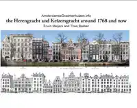 THE HERENGRACHT AND KEIZERSGRACHT IN 1768 AND NOW