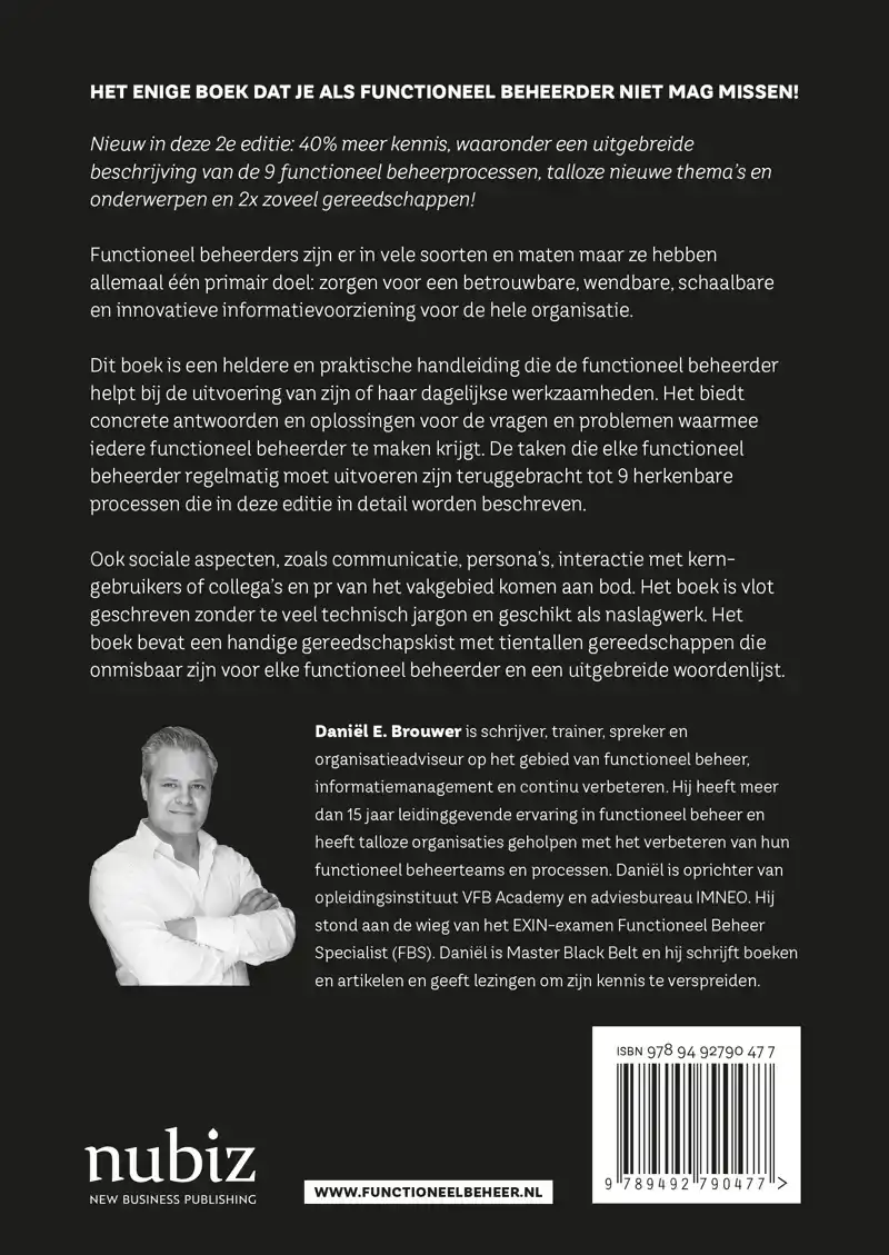 HET HANDBOEK VOOR DE FUNCTIONEEL BEHEERDER