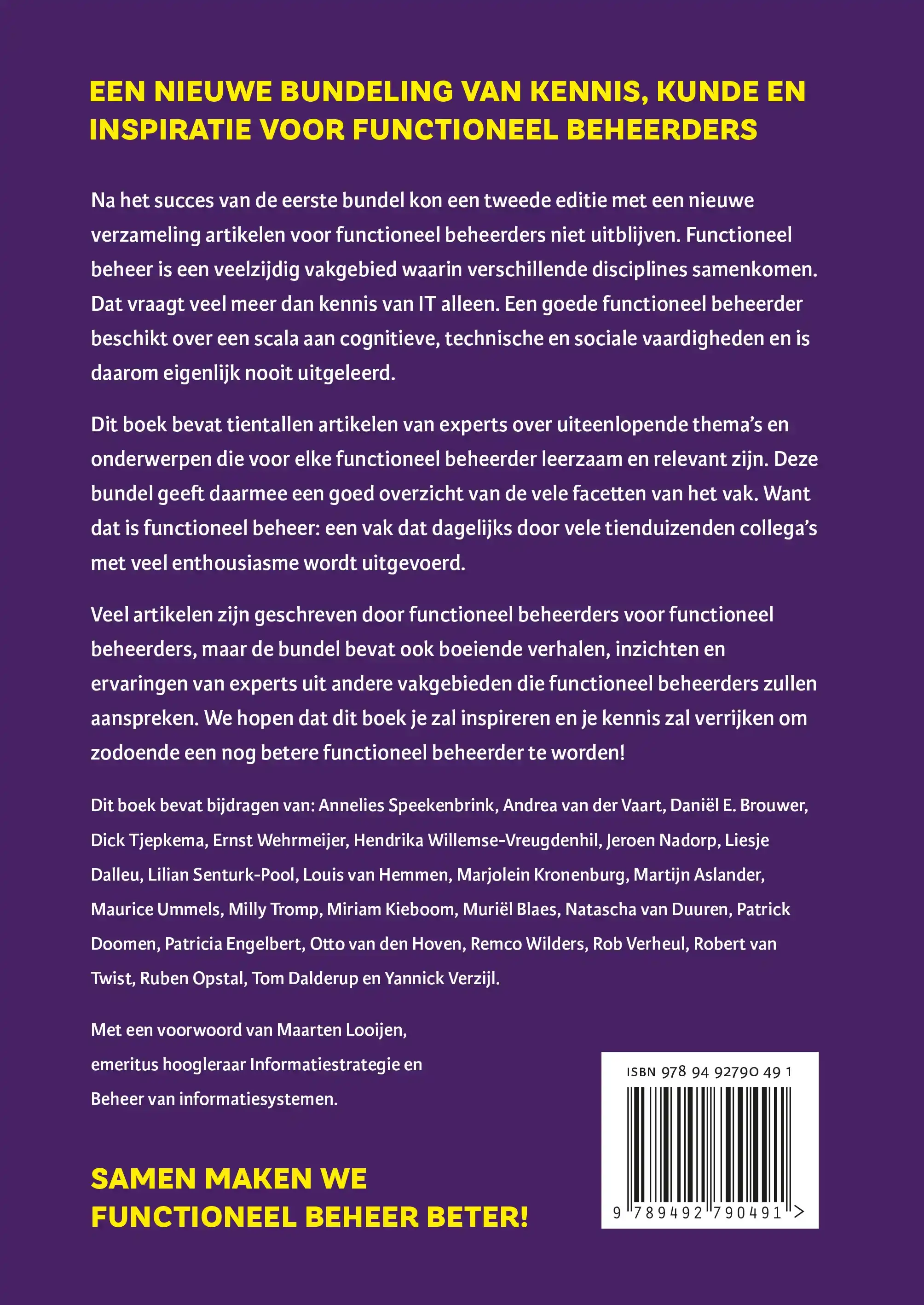DE FUNCTIONEEL BEHEER BUNDEL 2