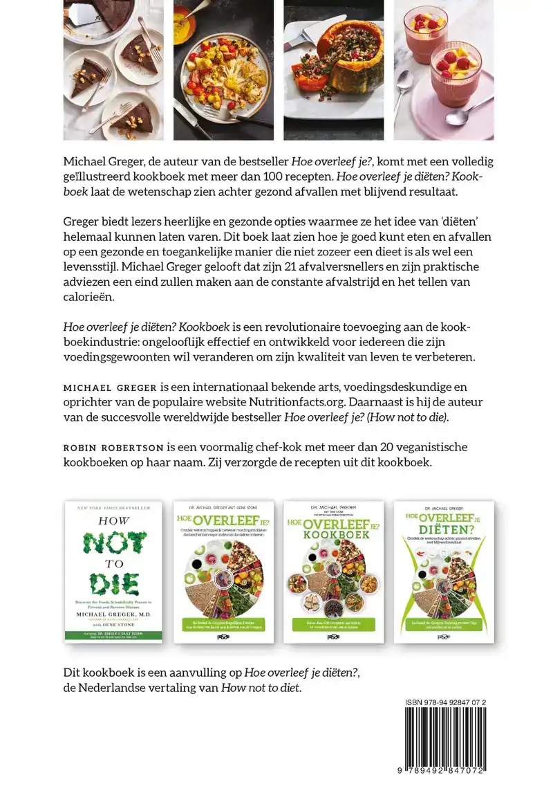 HOE OVERLEEF JE DIETEN? KOOKBOEK
