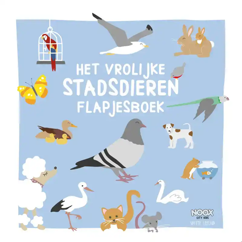 HET VROLIJKE STADSDIEREN FLAPJESBOEK
