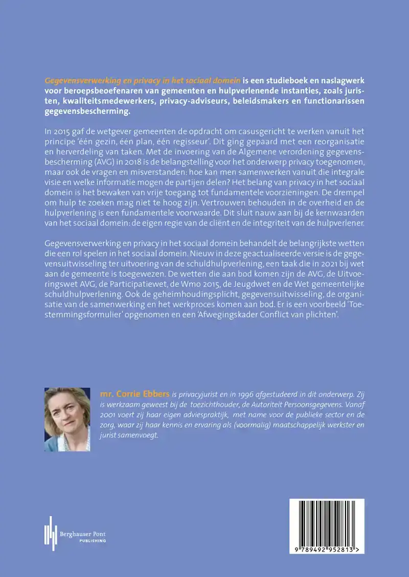 GEGEVENSVERWERKING EN PRIVACY IN HET SOCIAAL DOMEIN