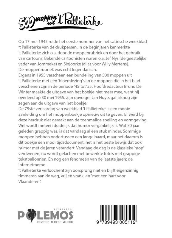 500 MOPPEN UIT 'T PALLIETERKE