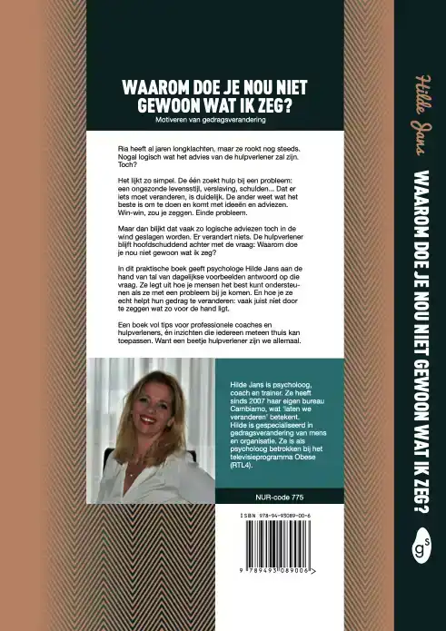 WAAROM DOE JE NOU NIET GEWOON WAT IK ZEG?