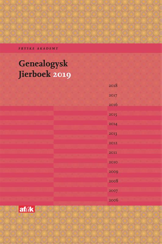 GENEALOGYSK JIERBOEK 2019