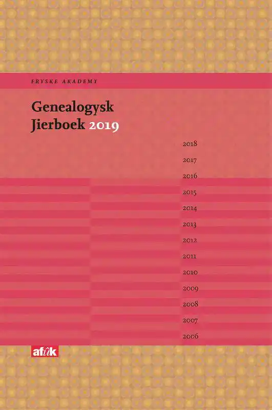 GENEALOGYSK JIERBOEK 2019