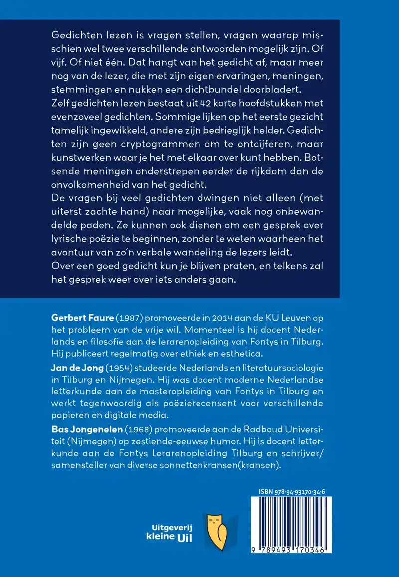 ZELF GEDICHTEN LEZEN