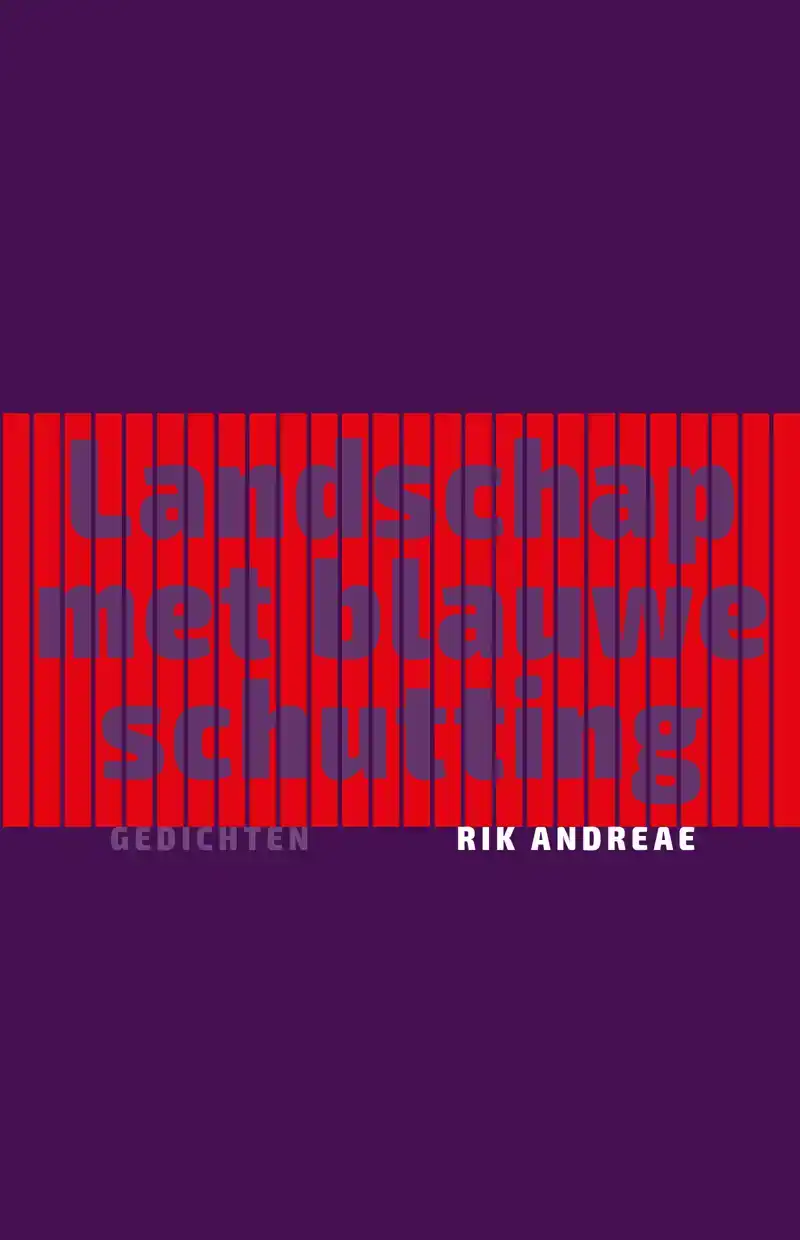 LANDSCHAP MET BLAUWE SCHUTTING