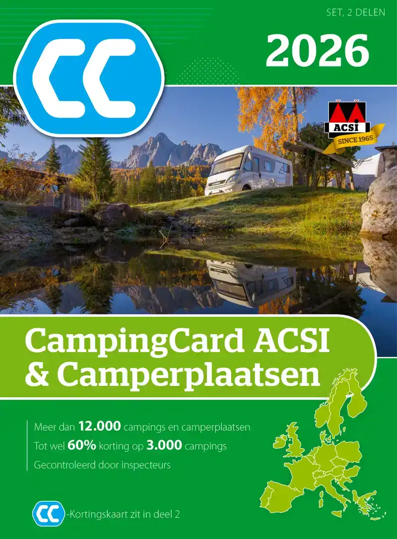 CAMPINGCARD ACSI & CAMPERPLAATSEN 2026