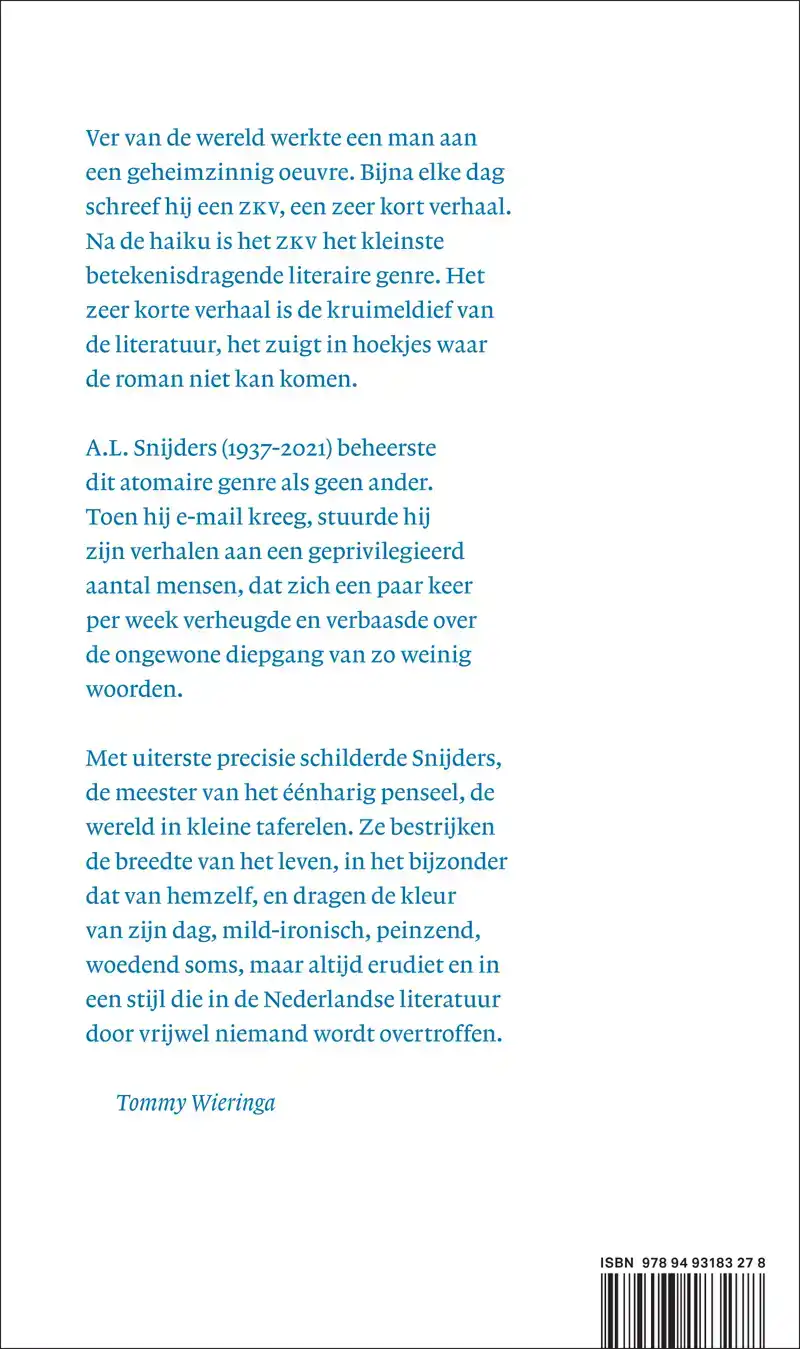 BELANGRIJK IS DAT IK NIET AAN LEZERS DENK