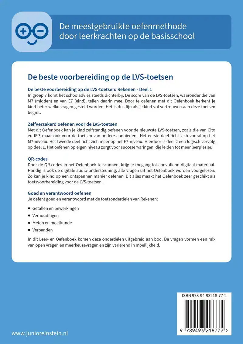 REKENEN VOOR DE LVS-TOETSEN