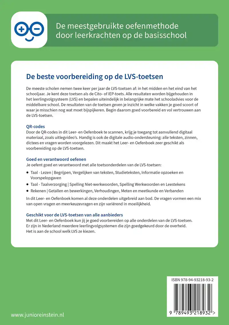 KLAAR VOOR DE TOETS