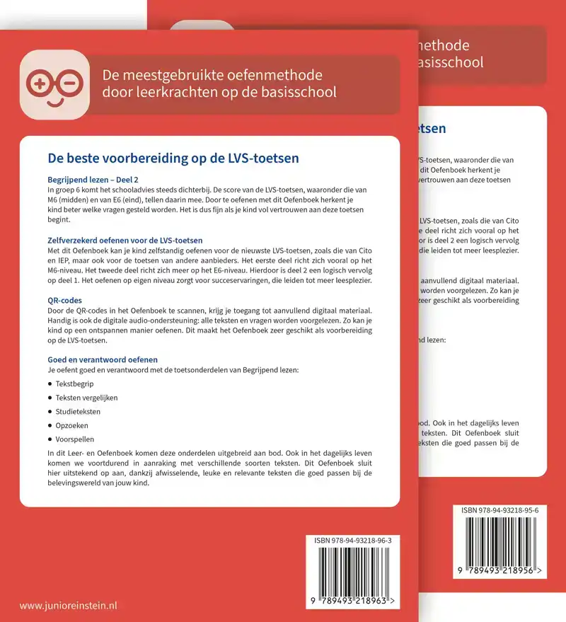 BEGRIJPEND LEZEN VOOR DE LVS-TOETSEN - DEEL 1 EN 2