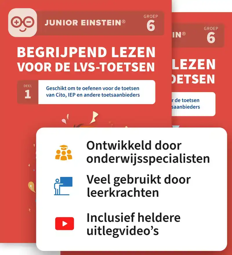 BEGRIJPEND LEZEN VOOR DE LVS-TOETSEN - DEEL 1 EN 2