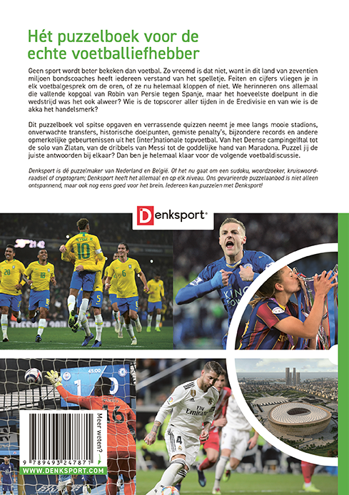 DENKSPORT - HET VOETBAL PUZZELBOEK