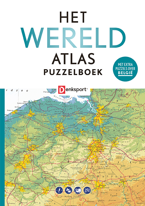 DENKSPORT - HET WERELD ATLAS PUZZELBOEK (BE)