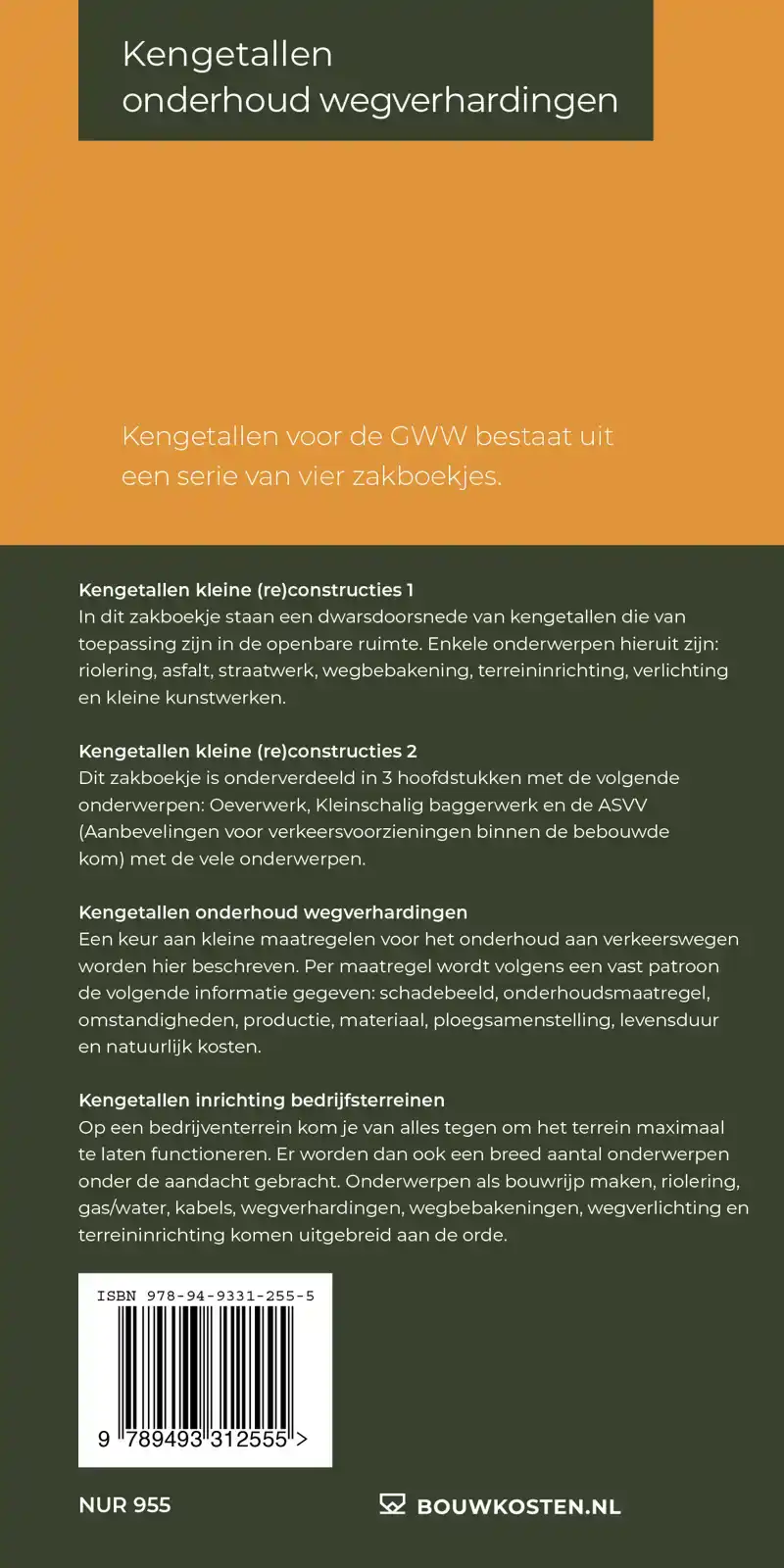 KENGETALLEN ONDERHOUD WEGVERHARDING
