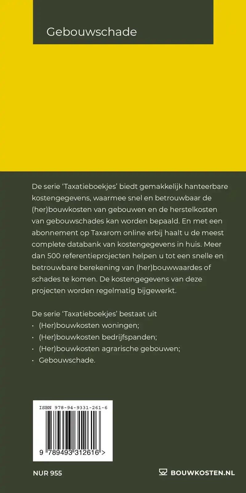 GEBOUWSCHADEBOEKJE