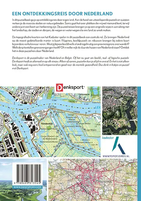 DENKSPORT - NEDERLAND IN KAART PUZZELBOEK