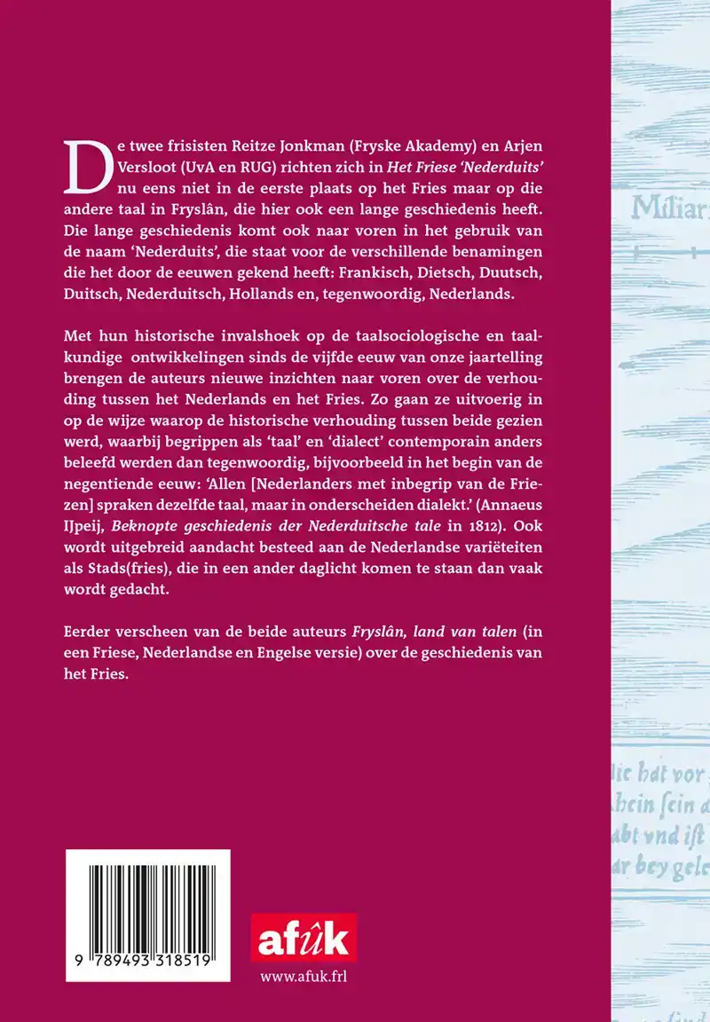 HET FRIESE 'NEDERDUITS'