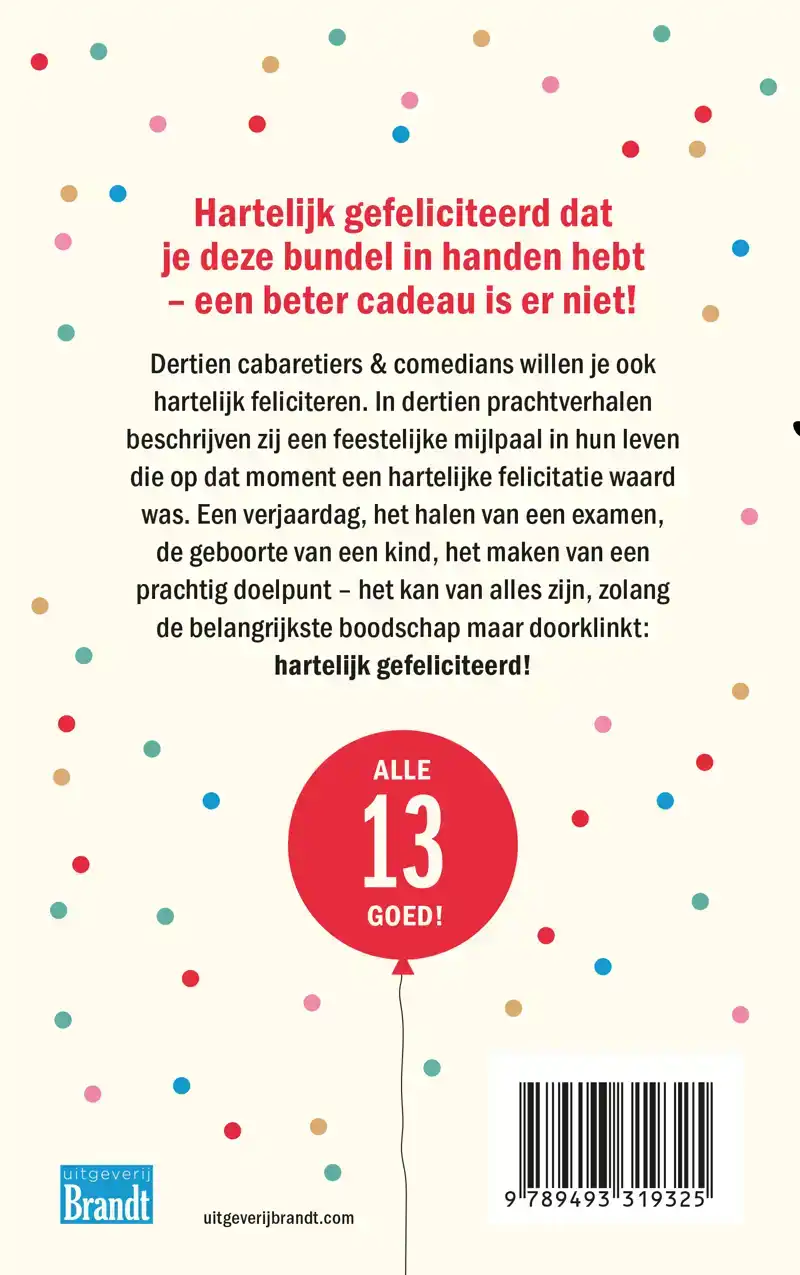 HARTELIJK GEFELICITEERD