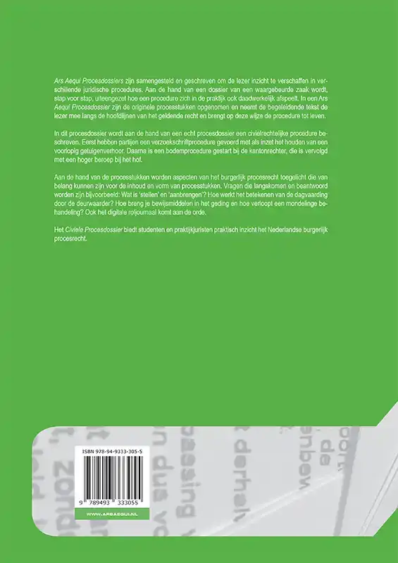 HET CIVIELE PROCESDOSSIER