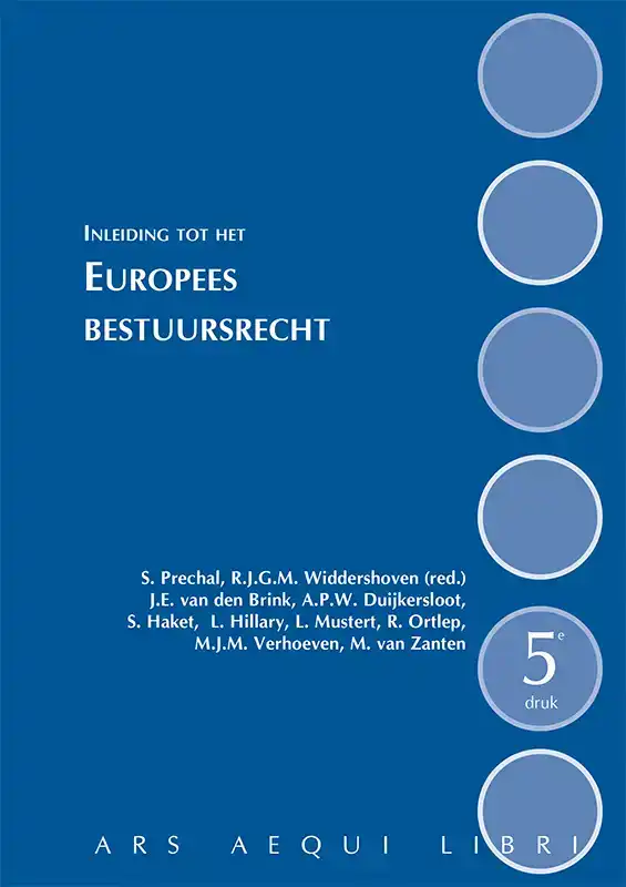 INLEIDING TOT HET EUROPEES BESTUURSRECHT