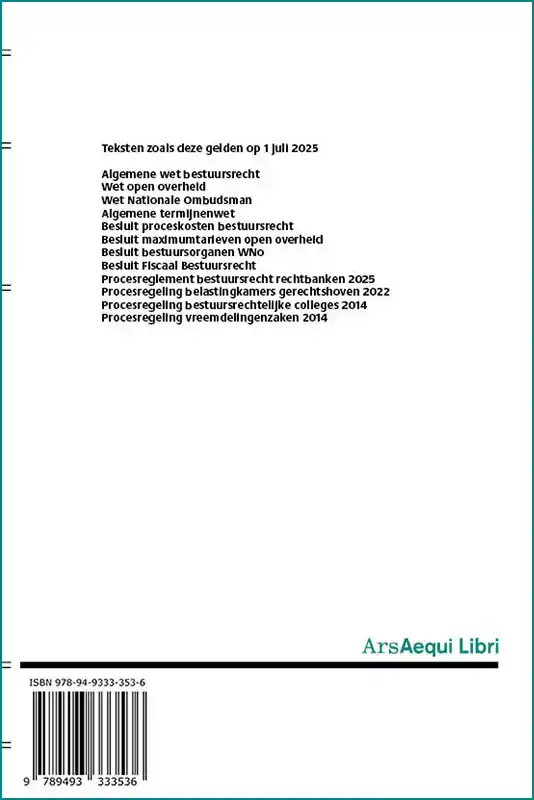ALGEMENE WET BESTUURSRECHT 2025/2026
