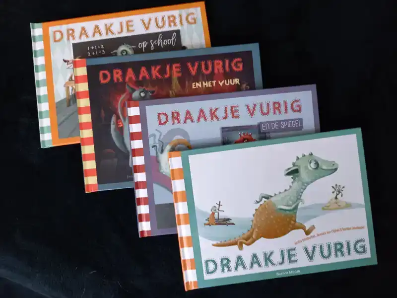 DRAAKJE VURIG SET DEEL 1 T/M 4