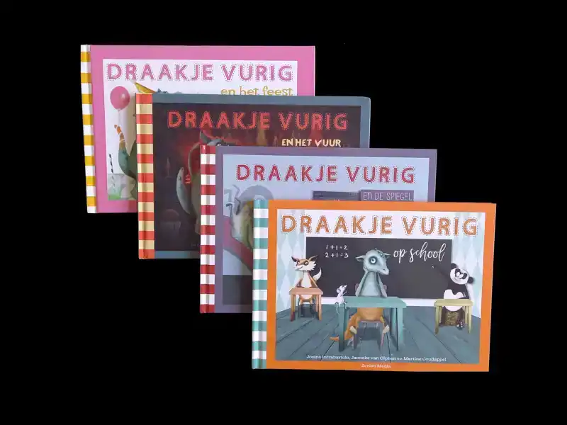 DRAAKJE VURIG SET DEEL 2 T/M 5
