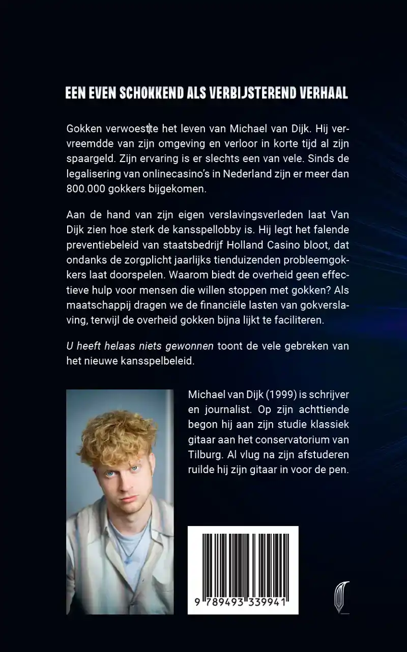 U HEEFT HELAAS NIETS GEWONNEN