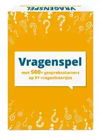 VRAGENSPEL MET 500+ GESPREKSSTARTERS OP 51 VRAGENKAARTJES -