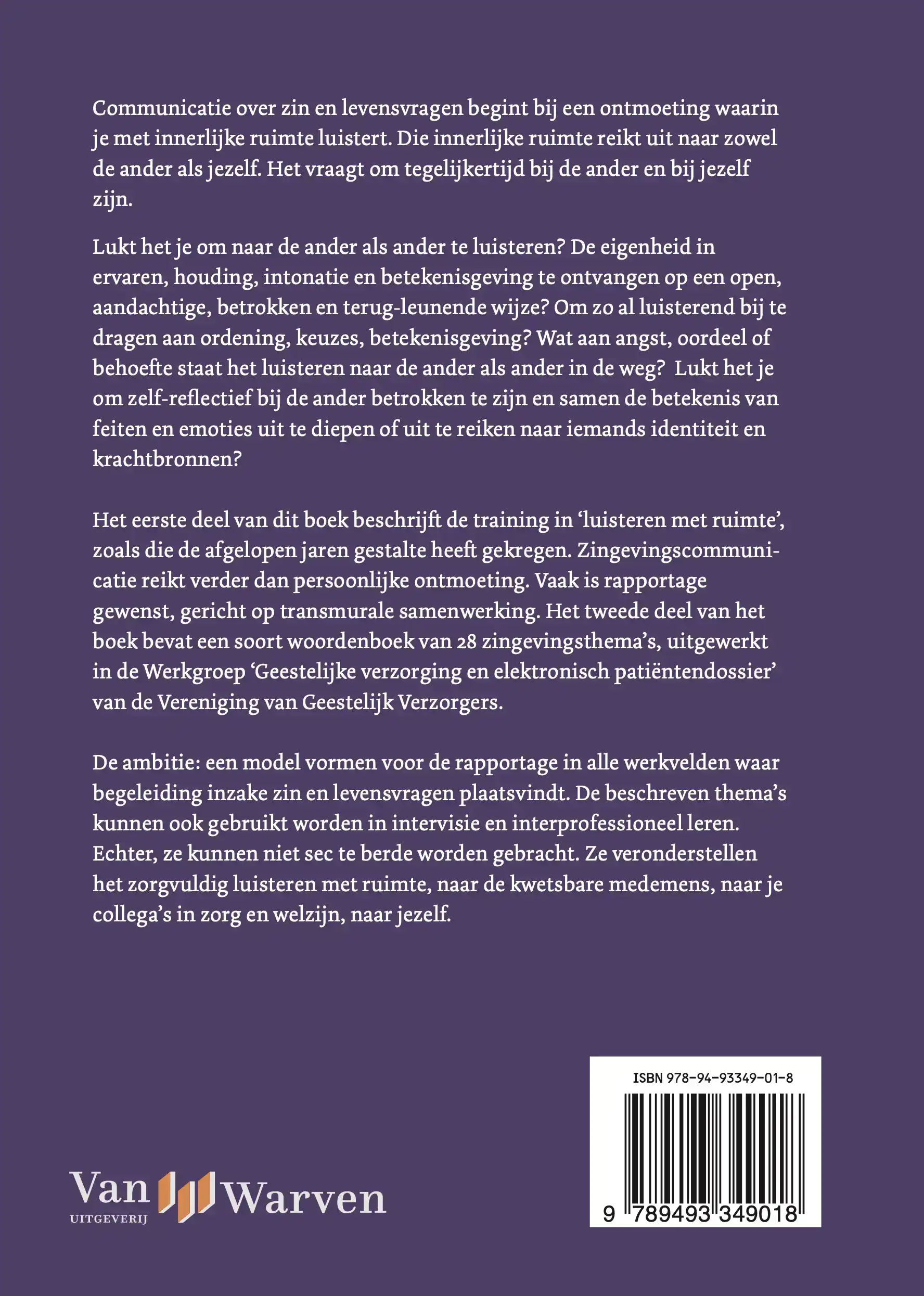 LUISTEREN MET RUIMTE