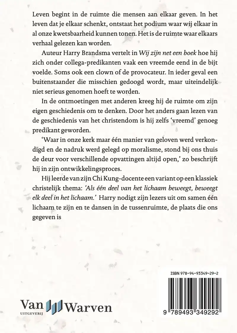 WIJ ZIJN NET EEN BOEK