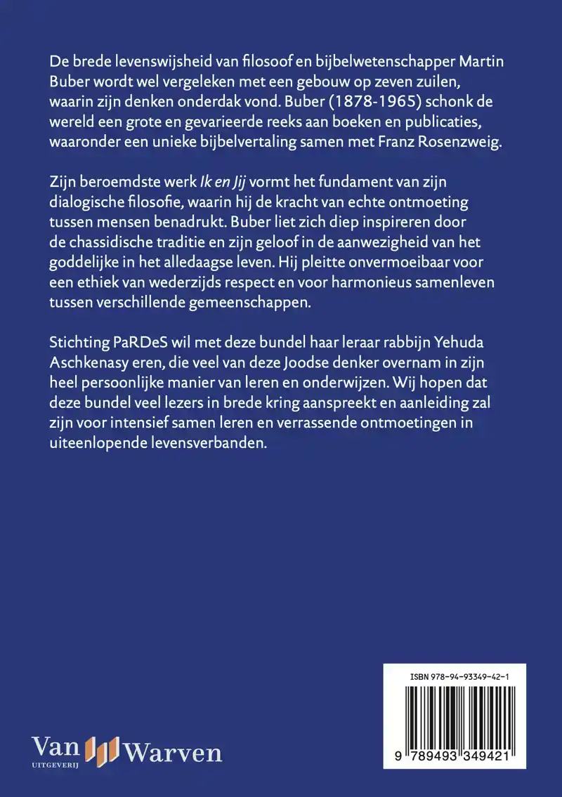DE VEELKLEURIGE WIJSHEID VAN MARTIN BUBER