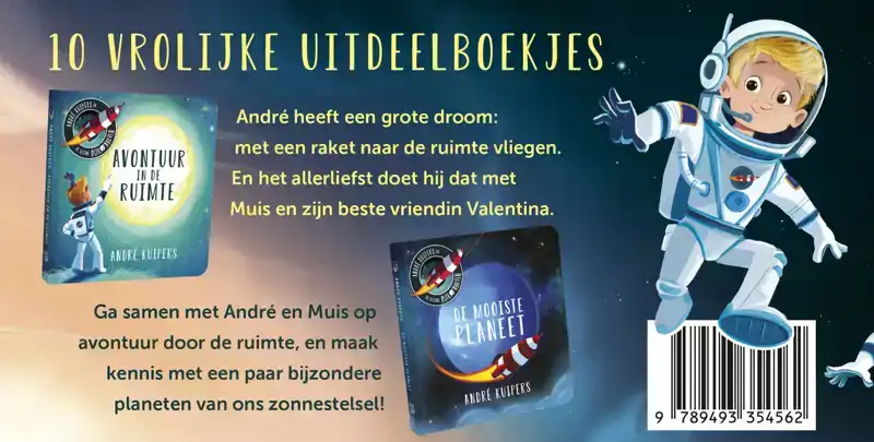 DE KLEINE ASTRONAUTEN - UITDEELBOEKJES