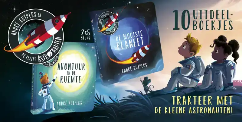DE KLEINE ASTRONAUTEN - UITDEELBOEKJES