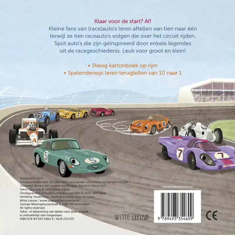 TIEN KLEINE RACEAUTO'S