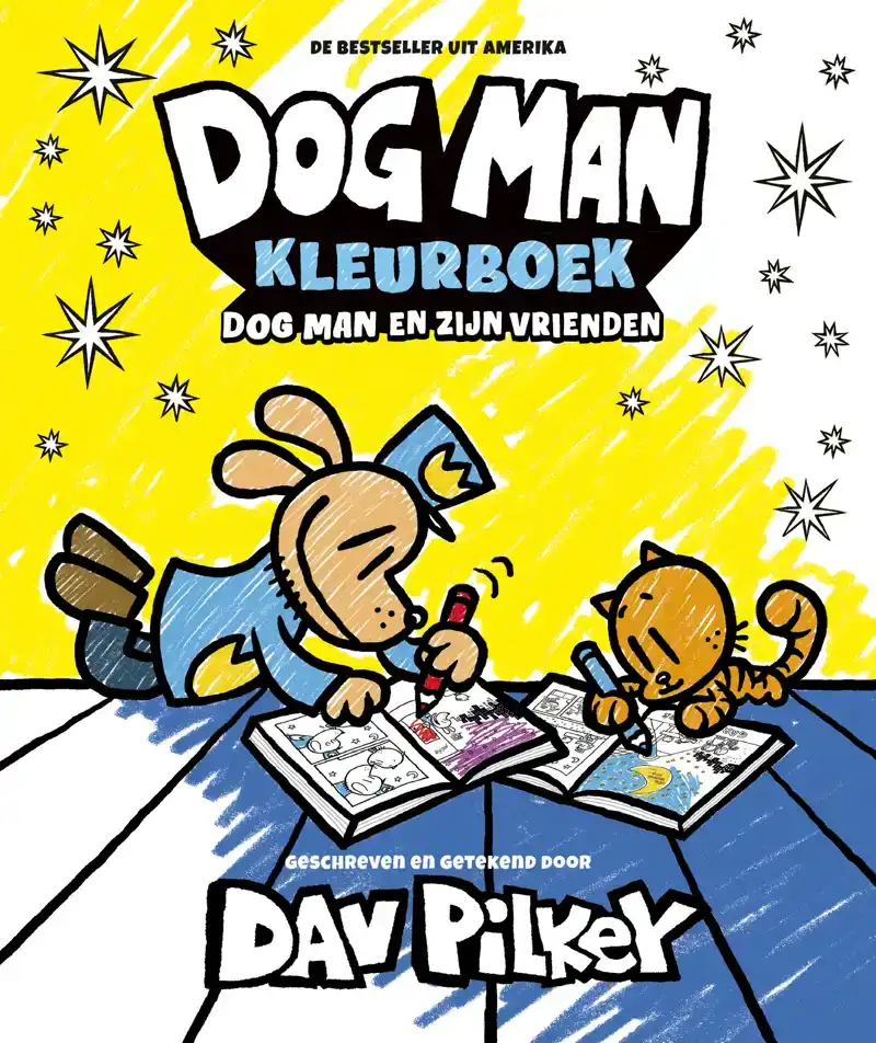 DOG MAN KLEURBOEK
