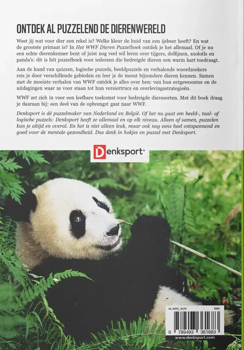 HET WWF DIEREN PUZZELBOEK
