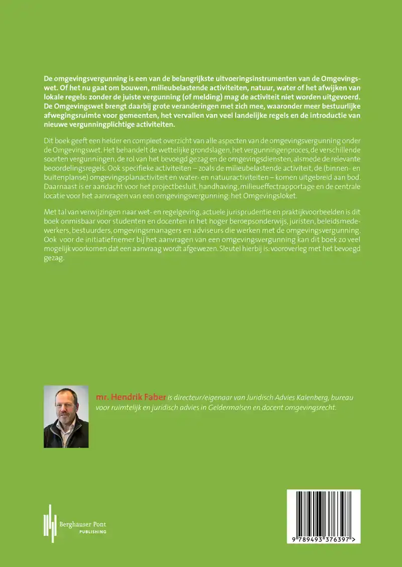 WERKEN MET DE OMGEVINGSVERGUNNING