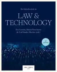 AN INTRODUCTION TO LAW & TECHNOLOGY